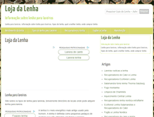 Tablet Screenshot of lojadalenha.com
